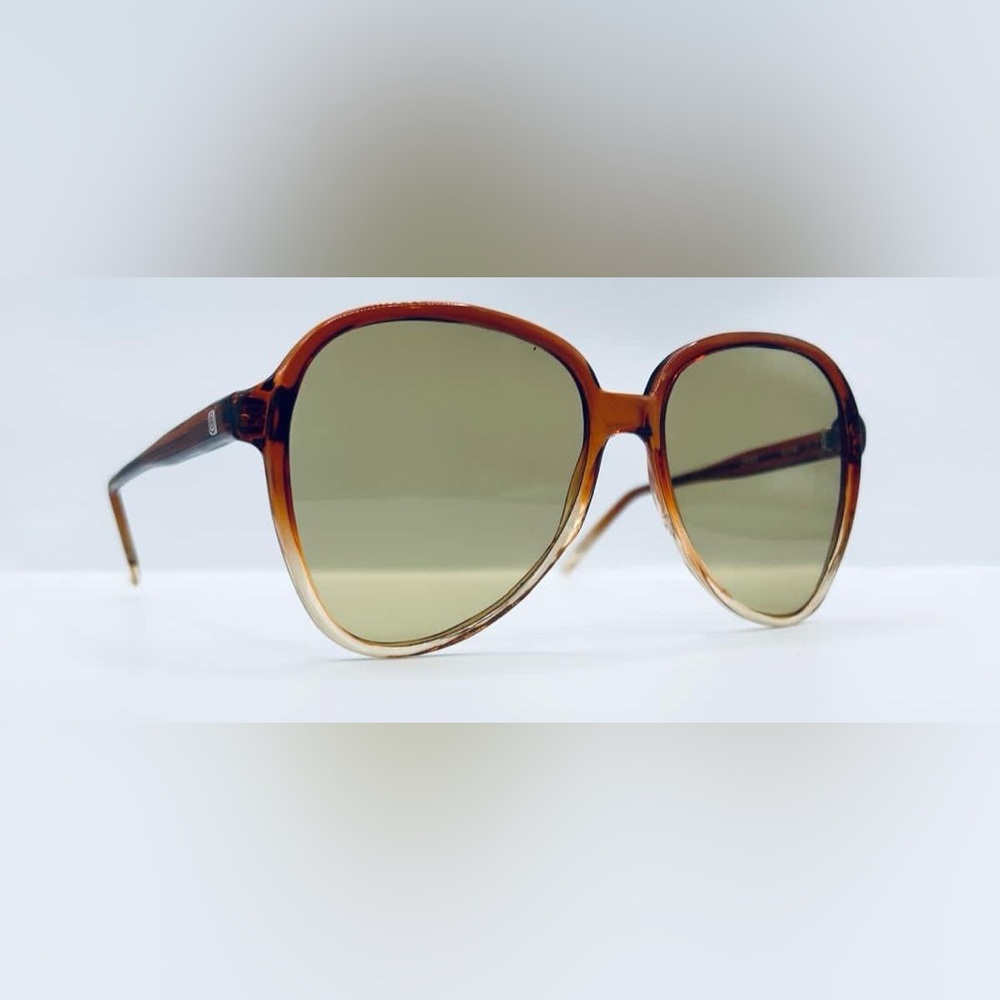 Vintage Corning 2046 Brown Oval Sunglasses Frames